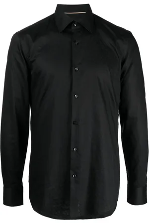 HUGO BOSS Hemd mit abstraktem Print