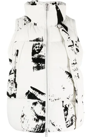 Y-3 Gefütterte Weste mit grafischem Print