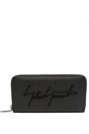 YOHJI YAMAMOTO Portemonnaie mit Logo-Prägung