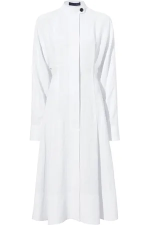 Proenza Schouler Crushed Matte Satin Dress