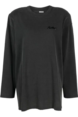 ROTATE T-Shirt mit Pailletten