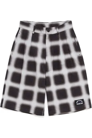 MARCELO BURLON Shorts mit Blurred Check-Print