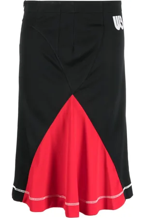 WALES BONNER Midirock in Colour-Block-Optik