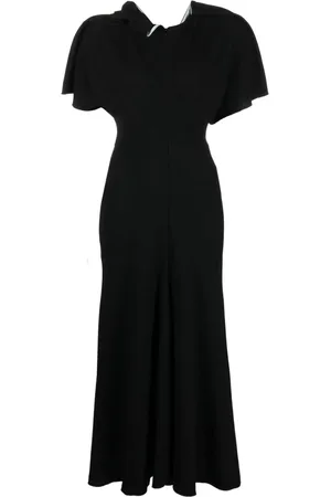 Victoria Beckham Gerafftes A-Linien-Kleid