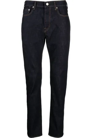 Paul Smith Dunkle Jeans mit Kontrastnähten