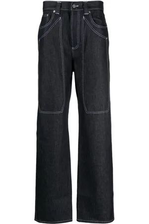 Winnie NY Straight-Leg-Jeans mit Kontrastnähten