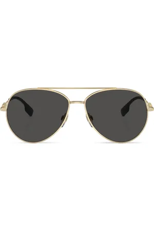 Burberry Pilotenbrille mit Logo-Schild