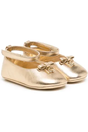 Dolce & Gabbana Ballerinas im Metallic-Look