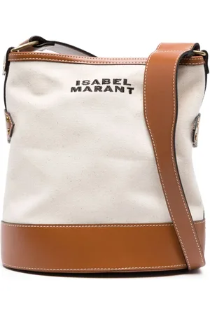 Isabel Marant Schultertasche mit Logo-Stickerei