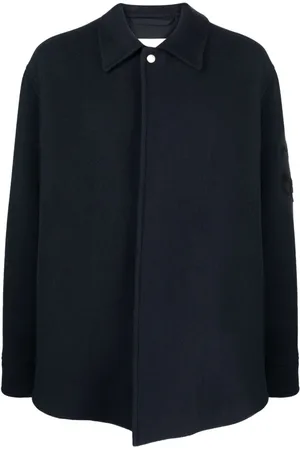Jil Sander Hemdjacke mit Jacquard-Logo