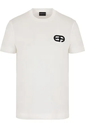 Emporio Armani T-Shirt mit Logo-Stickerei