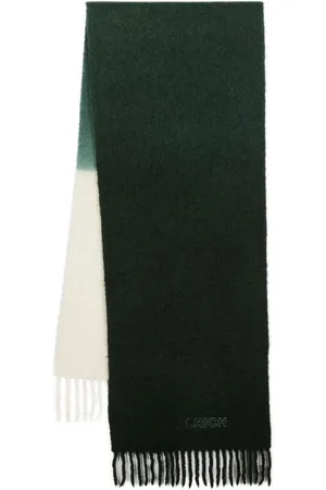 Woolrich Schal mit Logo-Stickerei