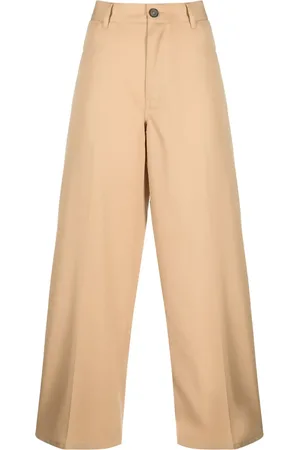 Jil Sander High-Waist-Hose mit weitem Bein
