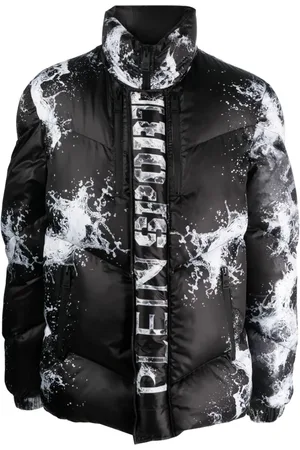 Philipp Plein Gefütterte Splash Extreme Jacke