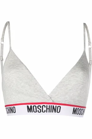 Moschino Triangel-BH mit Logo