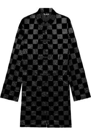Comme des Garçons Mantel mit Schachbrettmuster