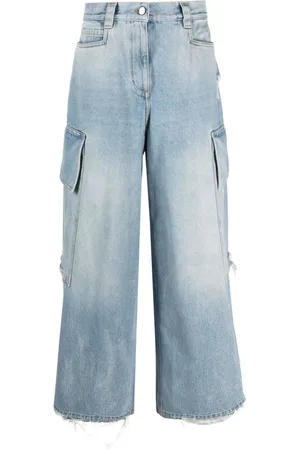 Palm Angels Jeans mit weitem Bein