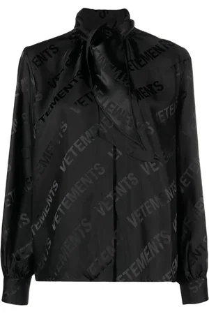 Vetements Hemd mit Jacquard-Logo