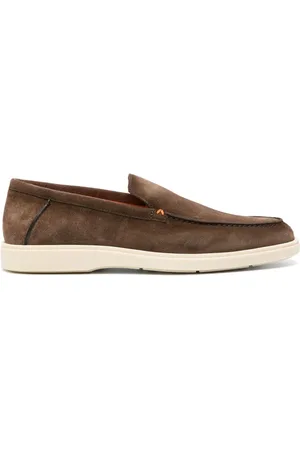 santoni Loafer aus Wildleder