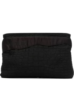 VERSACE 1980s Clutch mit Logo-Stickerei