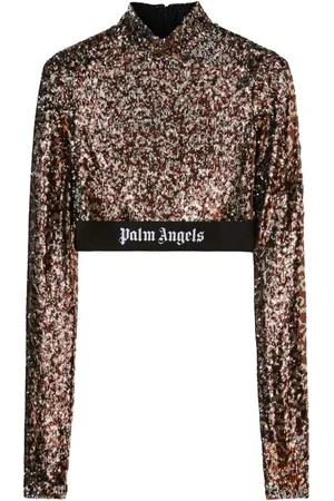 Palm Angels Cropped-Top mit Logo