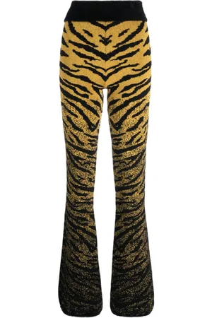 GCDS Jacquard-Hose mit Zebramuster