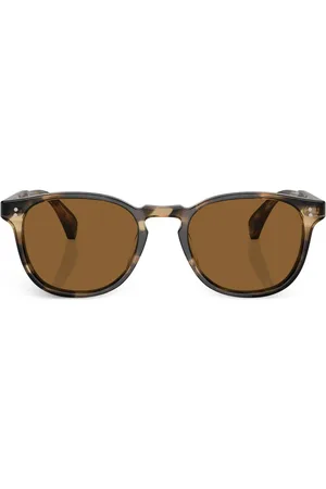 Oliver Peoples Finley Sonnenbrille mit rundem Gestell