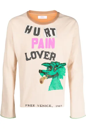 ERL Langarmshirt mit Slogan-Print