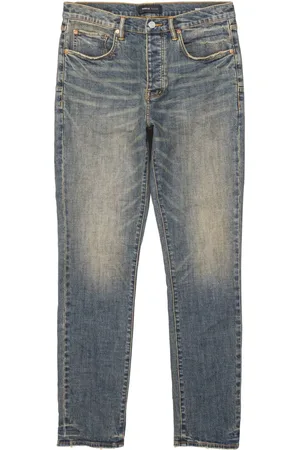 Purple Brand Ausgeblichene Straight-Leg-Jeans
