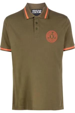 VERSACE Poloshirt mit Logo-Stickerei