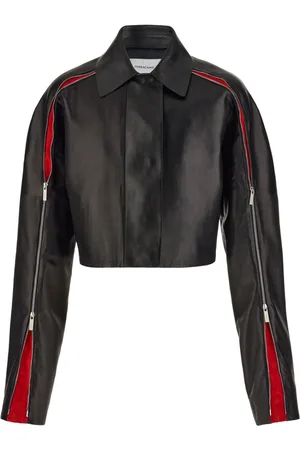 Salvatore Ferragamo Lederjacke mit Reißverschluss