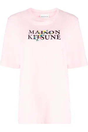 Maison Kitsuné T-Shirt mit Logo-Print