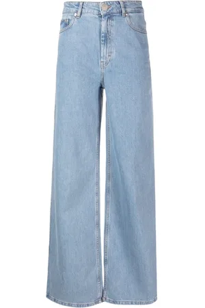 Gestuz Halbhohe Wide-Leg-Jeans