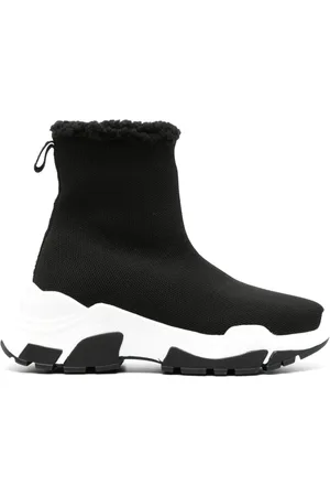 VERSACE Gestrickte High-Top-Sneakers