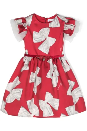 MONNALISA Kleid mit Schleifen-Print