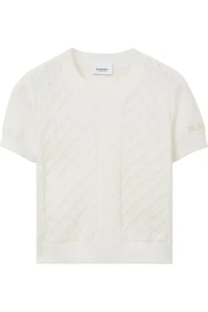 Burberry Oberteil mit Zopfmuster