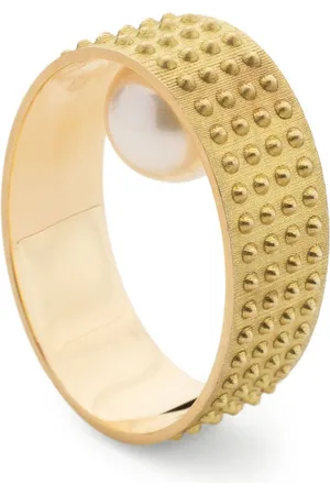LIA DI GREGORIO 18kt Gelbgoldring mit Perlen