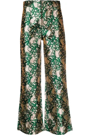 Destree Jacquard-Hose mit geradem Bein