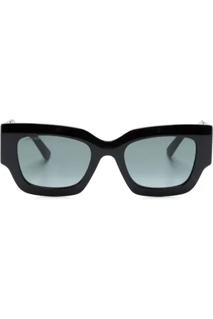 Jimmy Choo Sonnenbrille mit eckigem Gestell