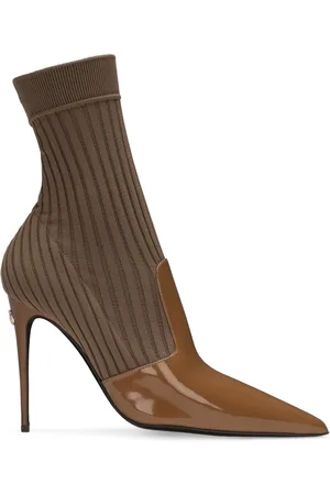 Dolce & Gabbana Stiefeletten mit spitzer Kappe 105mm