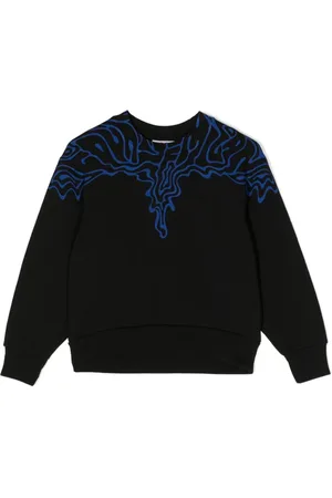 MARCELO BURLON Sweatshirt mit Flügel-Print