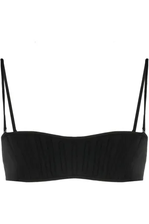 MUGLER Top mit Ziernähten