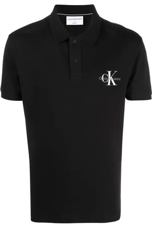 Calvin Klein Poloshirt mit Logo-Print