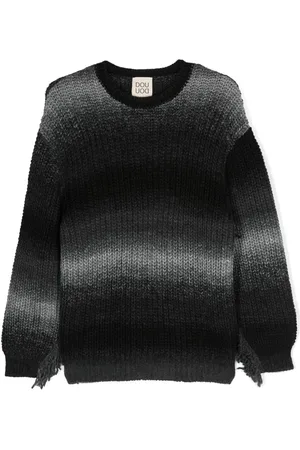 DOUUOD KIDS Pullover im Distressed-Look