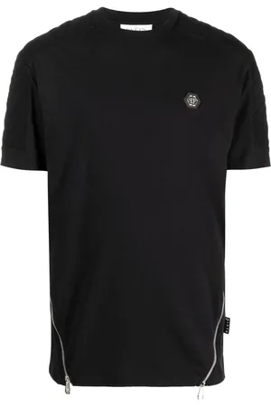 Philipp Plein T-Shirt mit Reißverschlussdetail