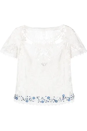 GEMY MAALOUF Bestickte Bluse