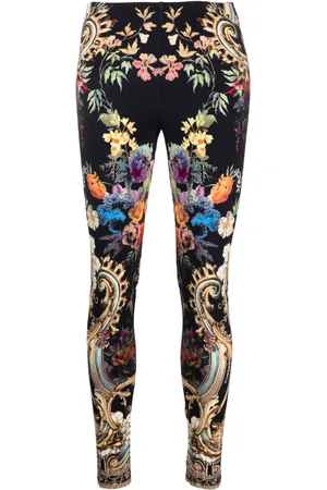 Camilla Leggings mit Blumen-Print