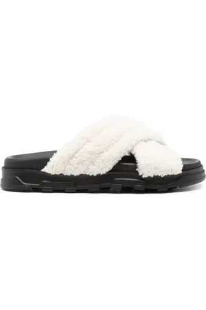 Fabiana Filippi Pantoletten mit Faux Shearling