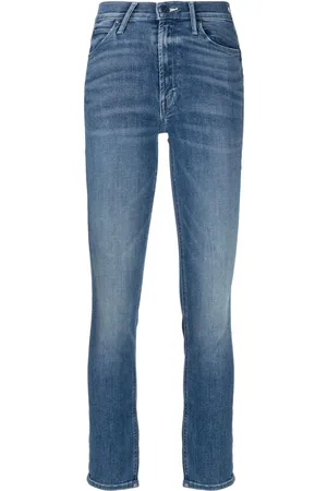 Mother Halbhohe Piper Slim-Fit-Jeans