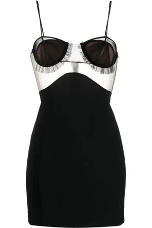 Nensi Dojaka Bustier mit transparenten Einsätzen